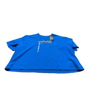 Under Armour NWT Women’s Blue Loose Fit Crop Top Shirt! Medium